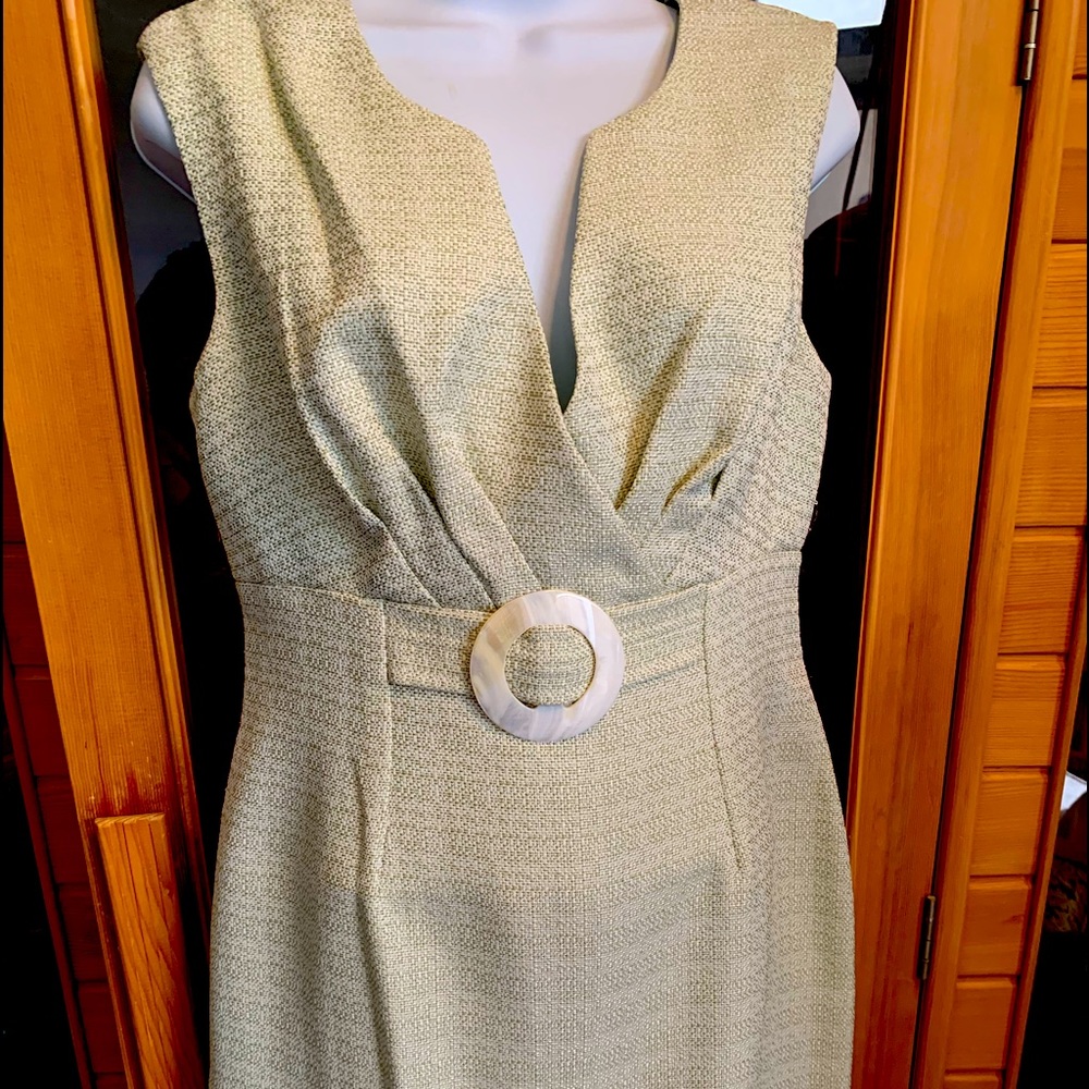 Connected Soft Mint Sheath Dress